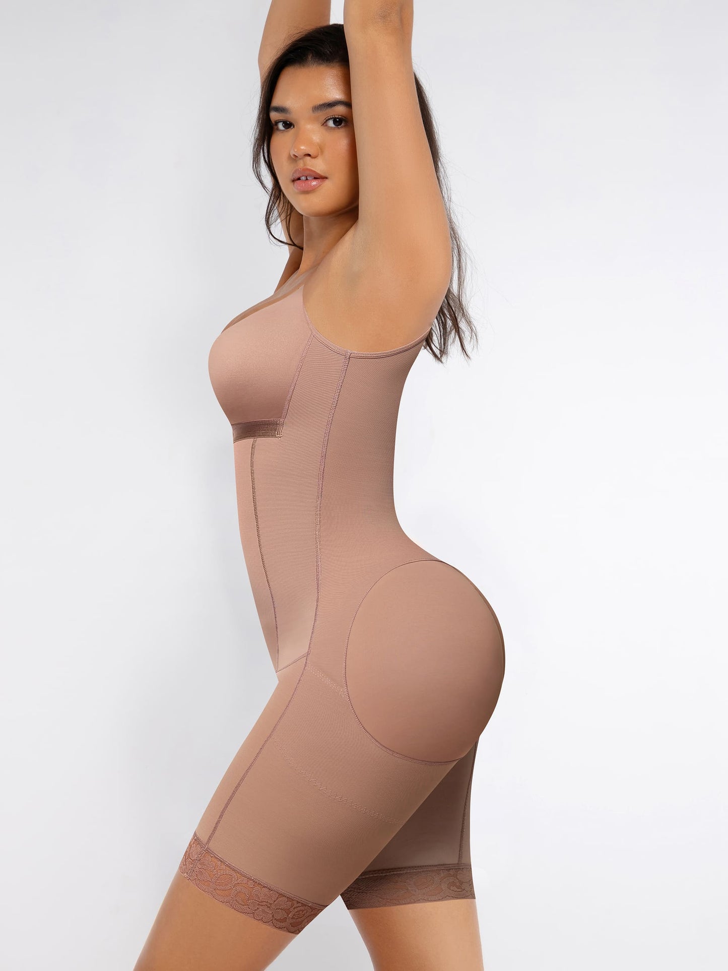 FeelinGirl Post-Surgery Open Bust Tummy Control Butt Lift Bodysuit