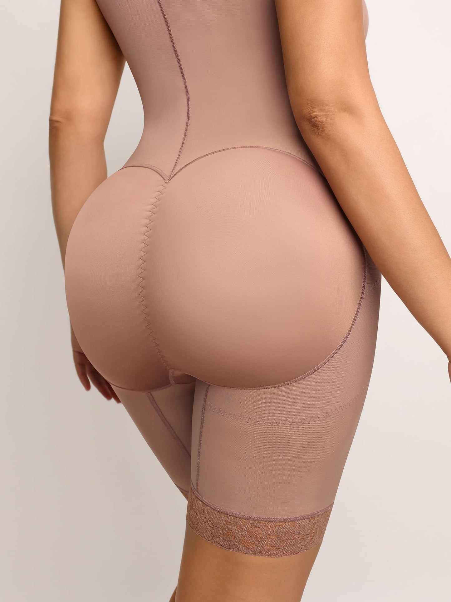 FeelinGirl Post-Surgery Open Bust Tummy Control Butt Lift Bodysuit