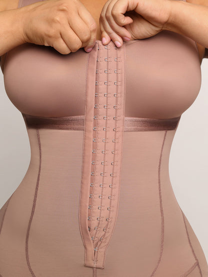 FeelinGirl Post-Surgery Open Bust Tummy Control Butt Lift Bodysuit