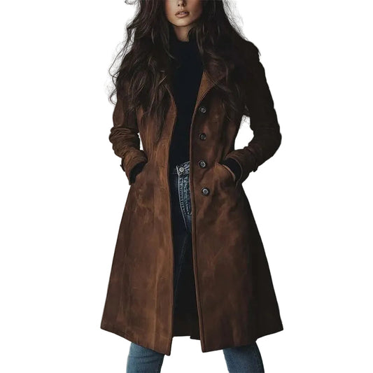 KARLA™ | ELEGANT SUEDE-FRACKE TIL KVINDER