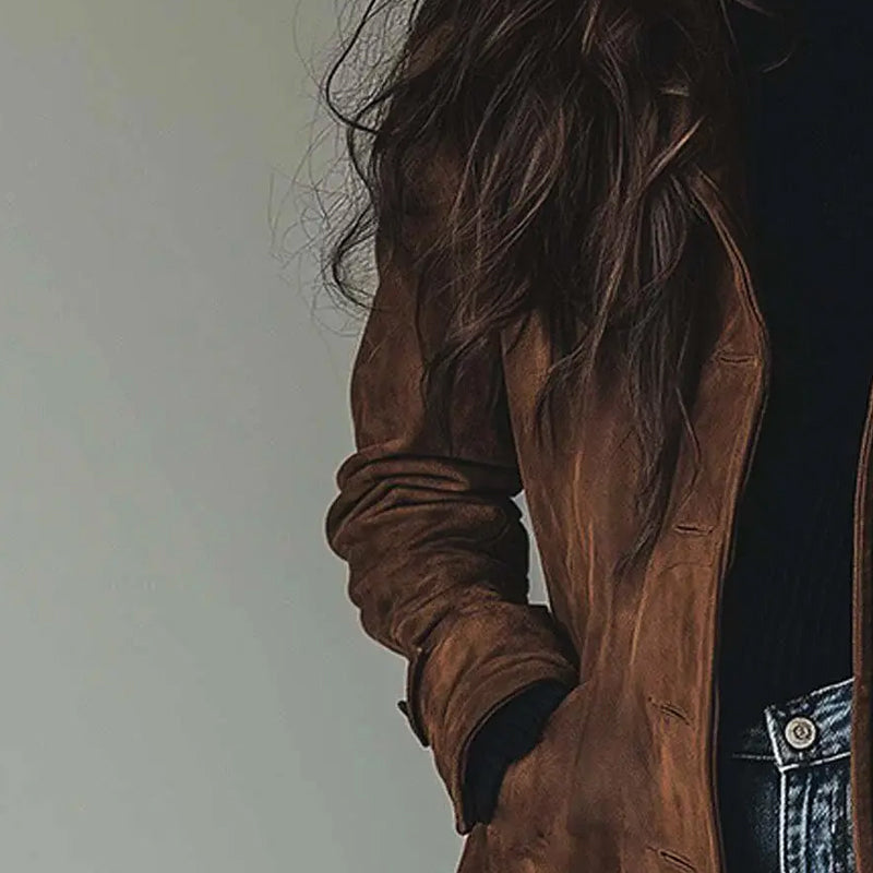 KARLA™ | ELEGANT SUEDE-FRACKE TIL KVINDER