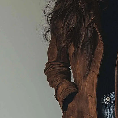 KARLA™ | ELEGANT SUEDE-FRACKE TIL KVINDER