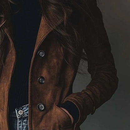KARLA™ | ELEGANT SUEDE-FRACKE TIL KVINDER