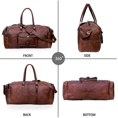 SHANE™ LEATHER TRAVEL BAG FOR MEN