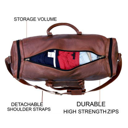 SHANE™ LEATHER TRAVEL BAG FOR MEN