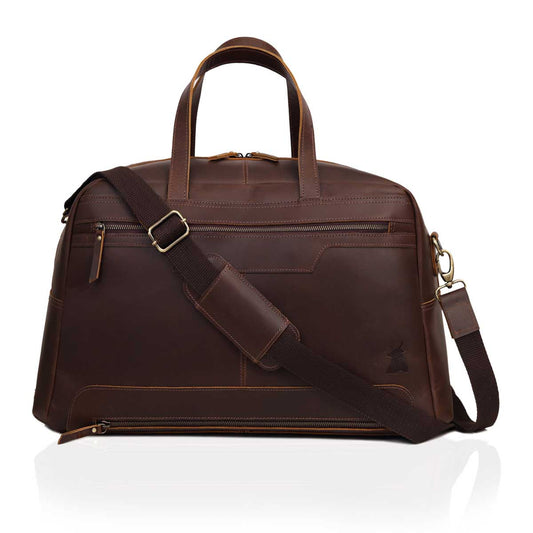 Weekend Travel Bag Walker in Leather