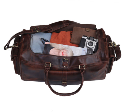 Travel Bag "Roosevelt" made of Buffalo Leather