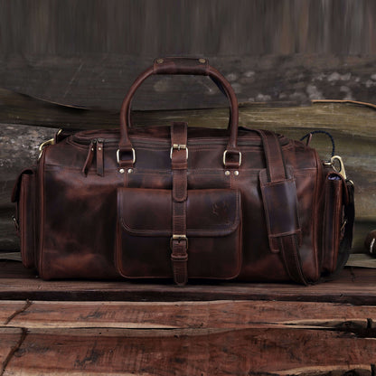 Travel Bag "Roosevelt" made of Buffalo Leather