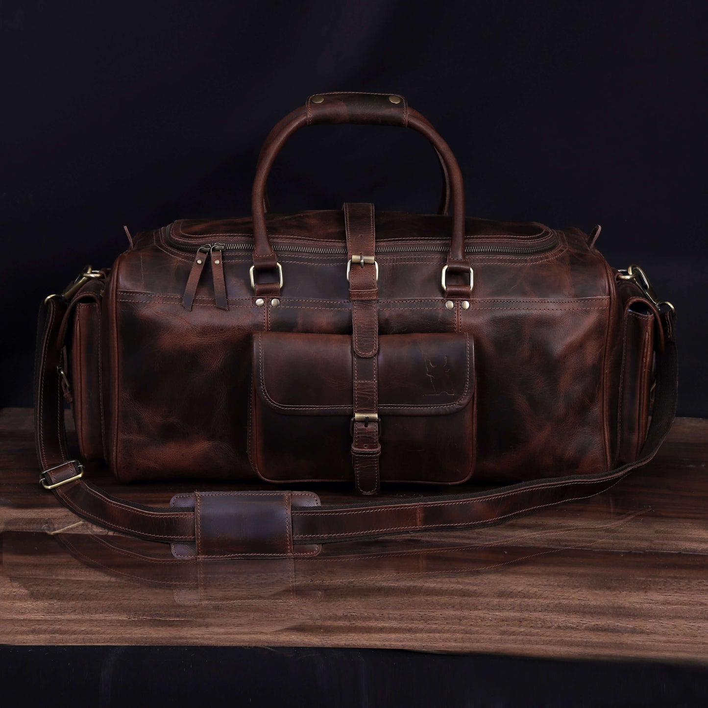 Travel Bag "Roosevelt" made of Buffalo Leather