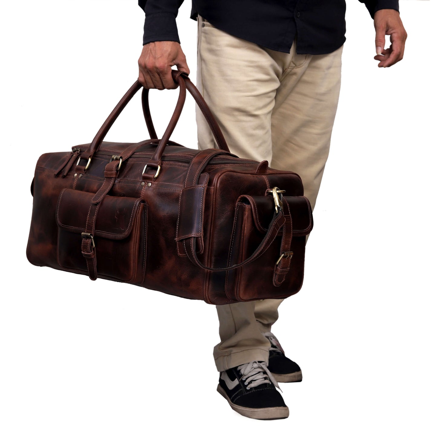 Travel Bag "Roosevelt" made of Buffalo Leather