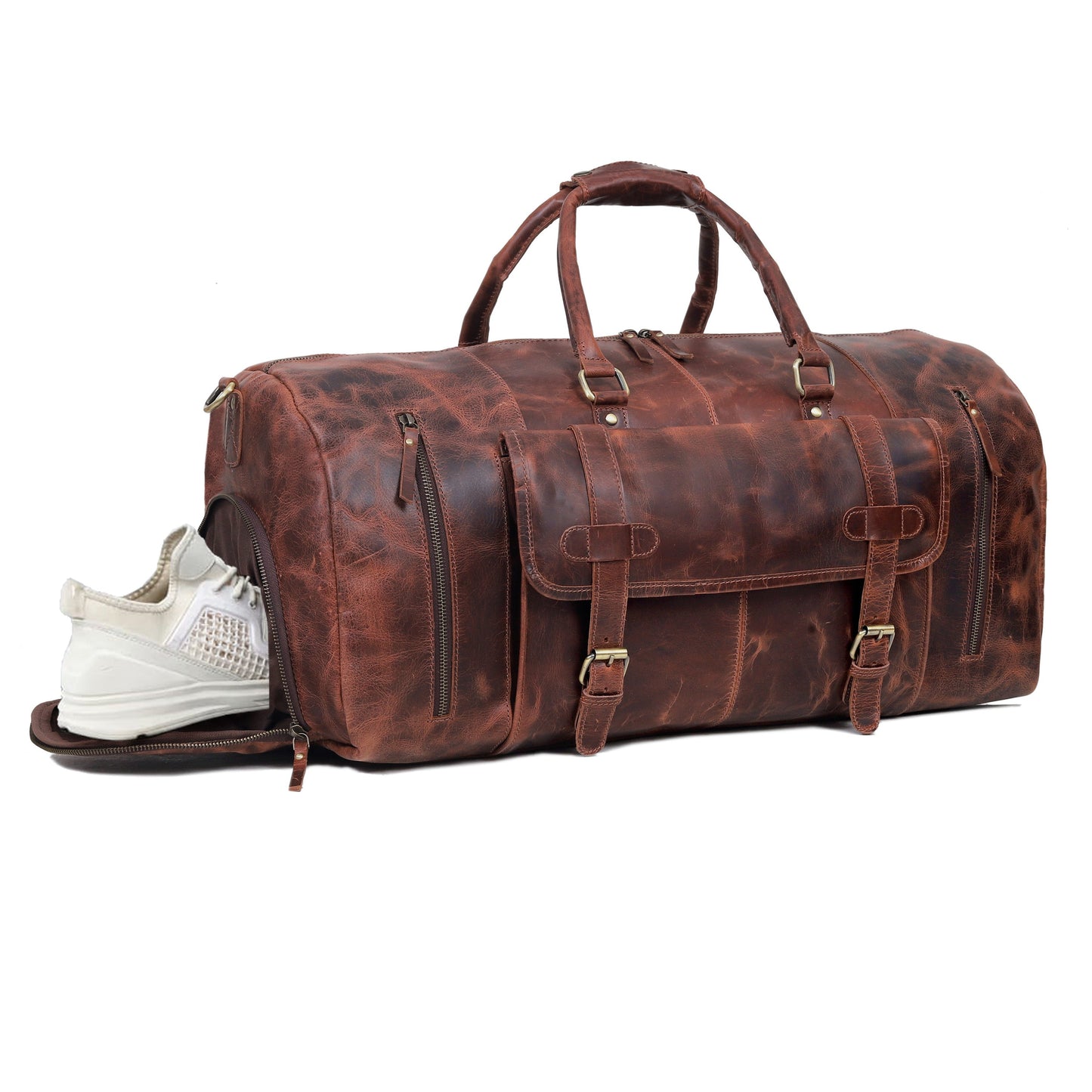 Mars™ Leather Travel Bag for Men