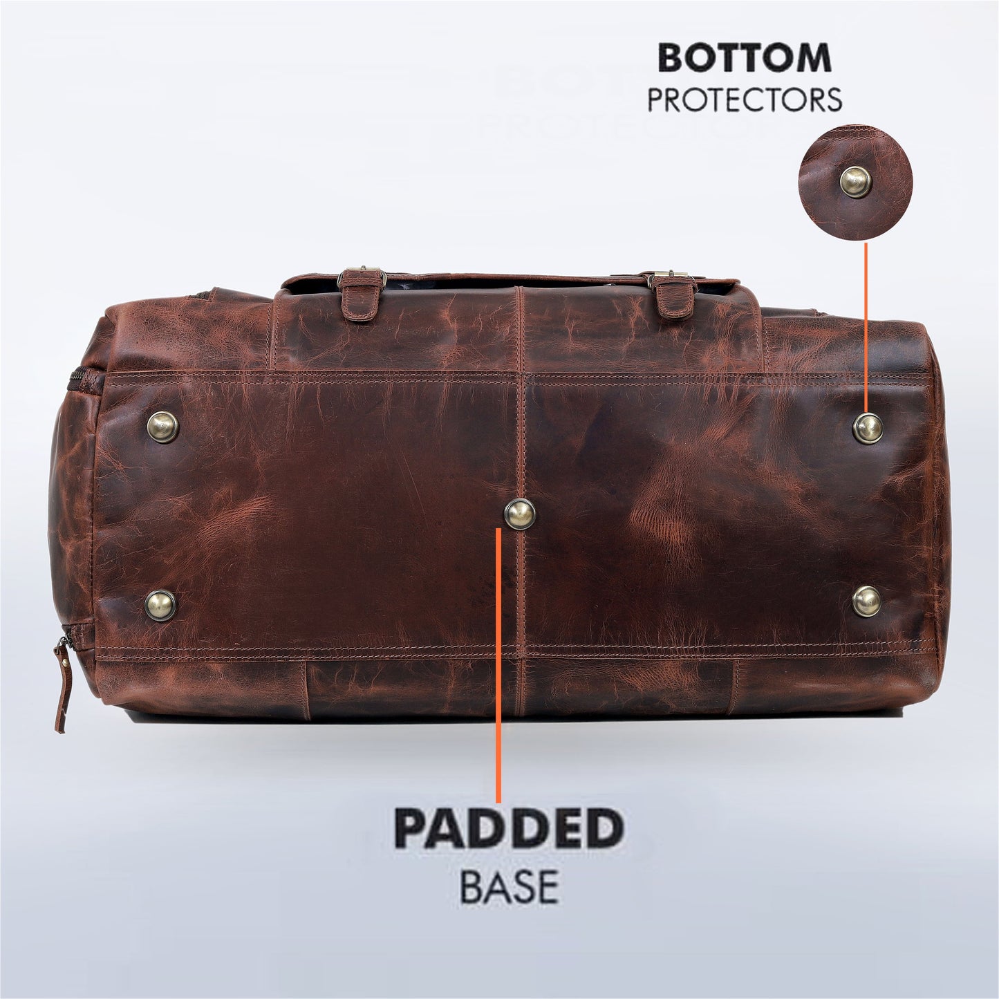 Mars™ Leather Travel Bag for Men