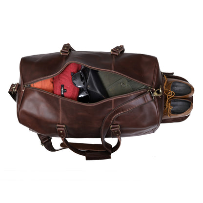 ALEX™ LEATHER TRAVEL BAG FOR MEN