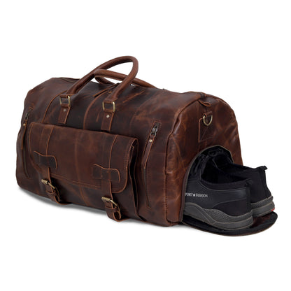 Mars™ Leather Travel Bag for Men