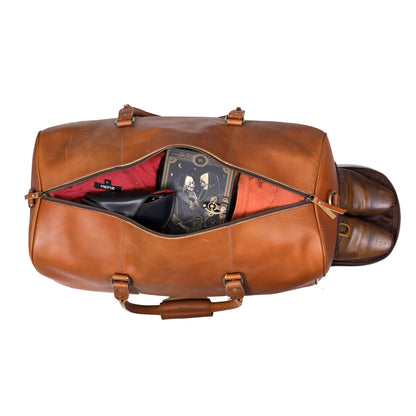 ALEX™ LEATHER TRAVEL BAG FOR MEN