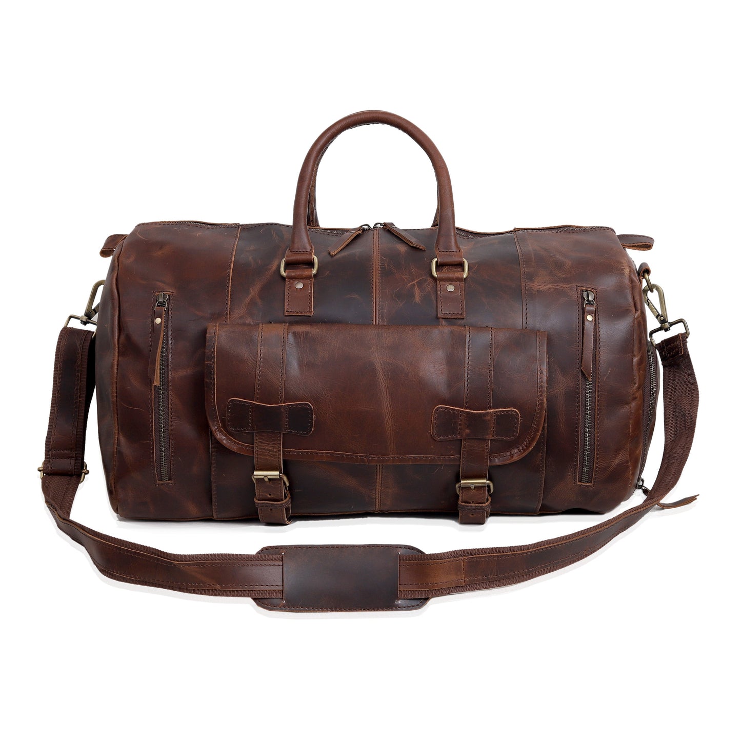 Mars™ Leather Travel Bag for Men