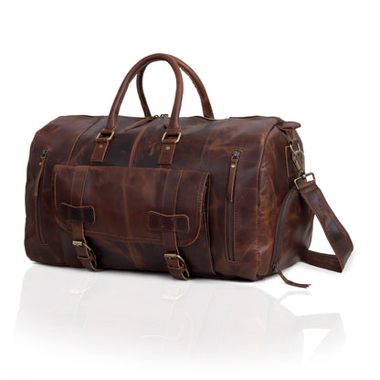 Mars™ Leather Travel Bag for Men