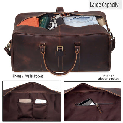THE LEATHER FARM TRAVEL BAG