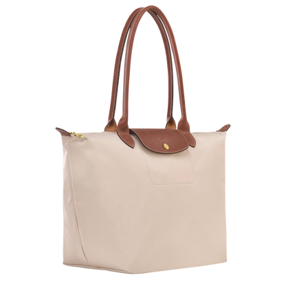 Large Le Pliage Bag, Beige