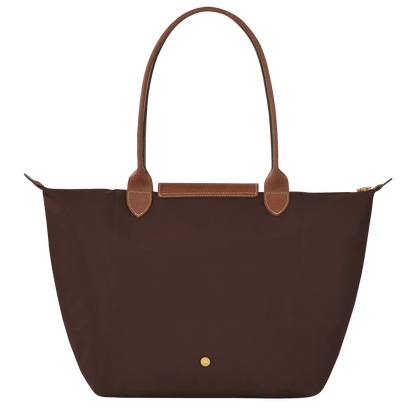 | Large Le Pliage Bag, Dark Brown