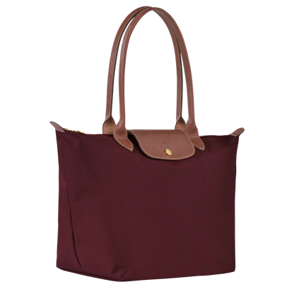 | Large Le Pliage Bag, Burgundy
