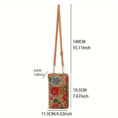 Lila™ Boho Floral Crossbody Wallet