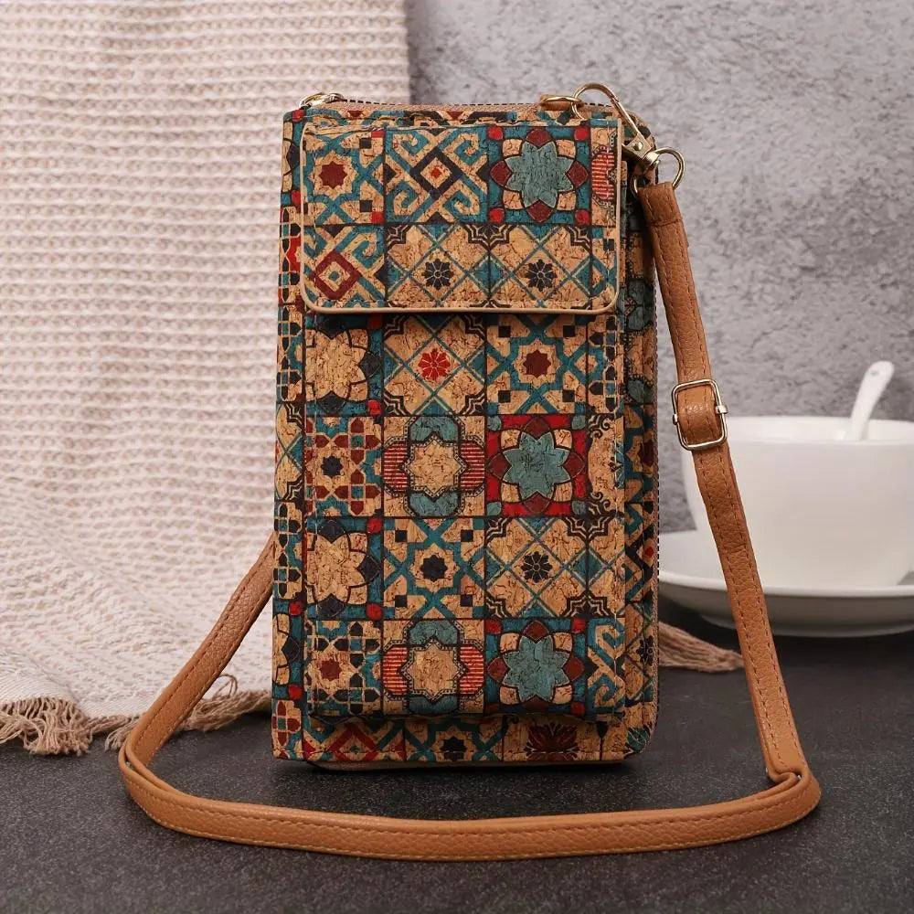 Lila™ Boho Floral Crossbody Wallet