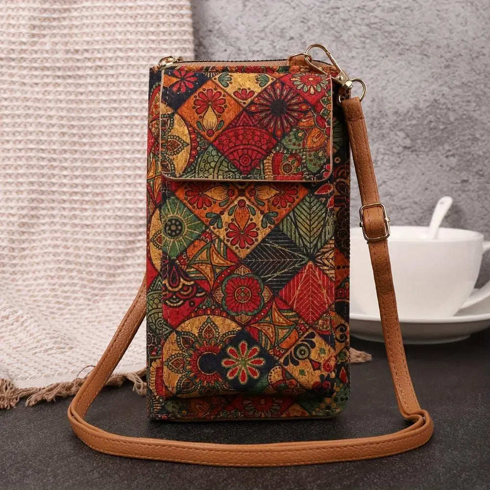 Lila™ Boho Floral Crossbody Wallet
