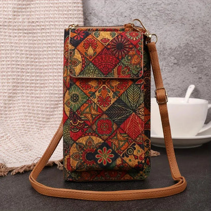 Lila™ Boho Floral Crossbody Wallet