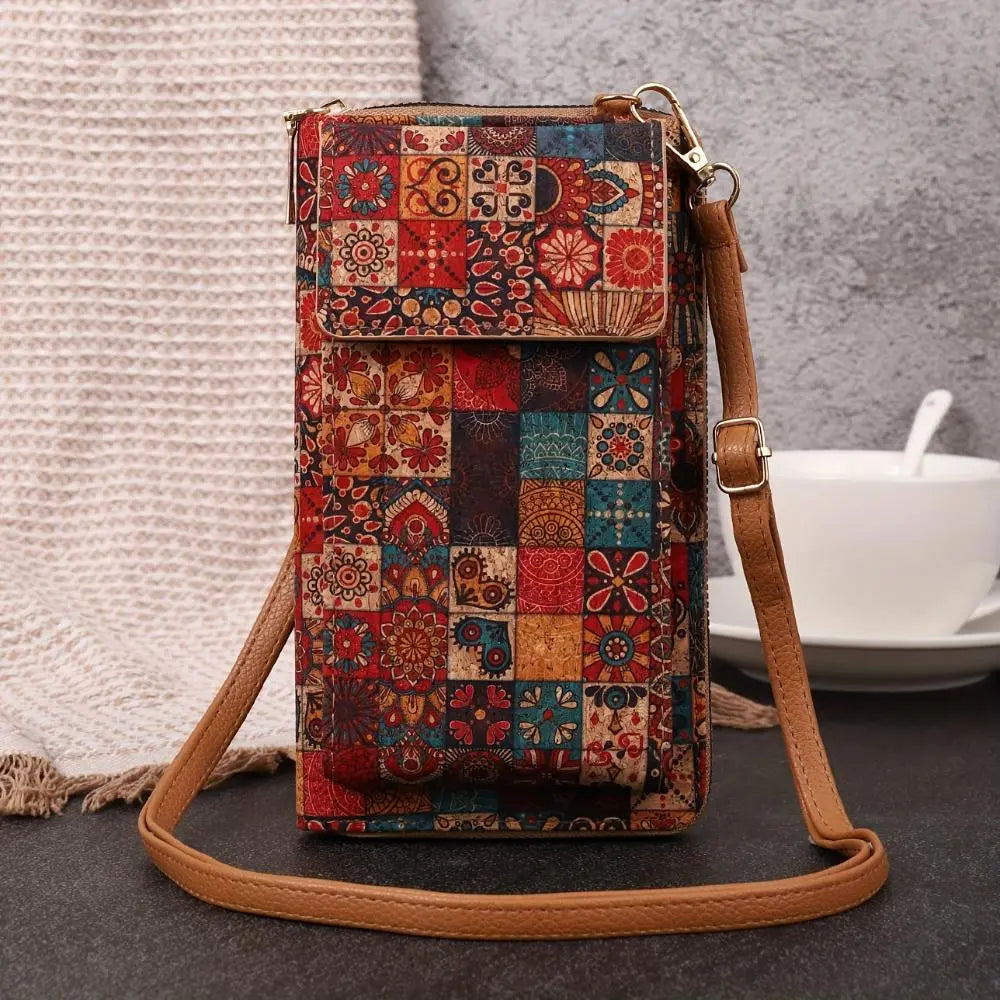 Lila™ Boho Floral Crossbody Wallet