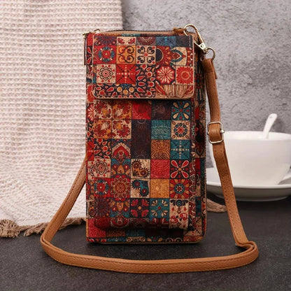 Lila™ Boho Floral Crossbody Wallet
