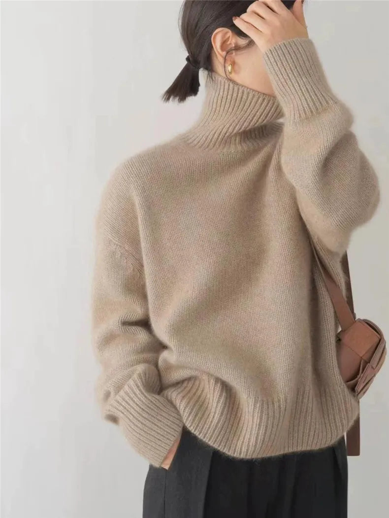 Isabella™ - High Neck Cashmere Jumper