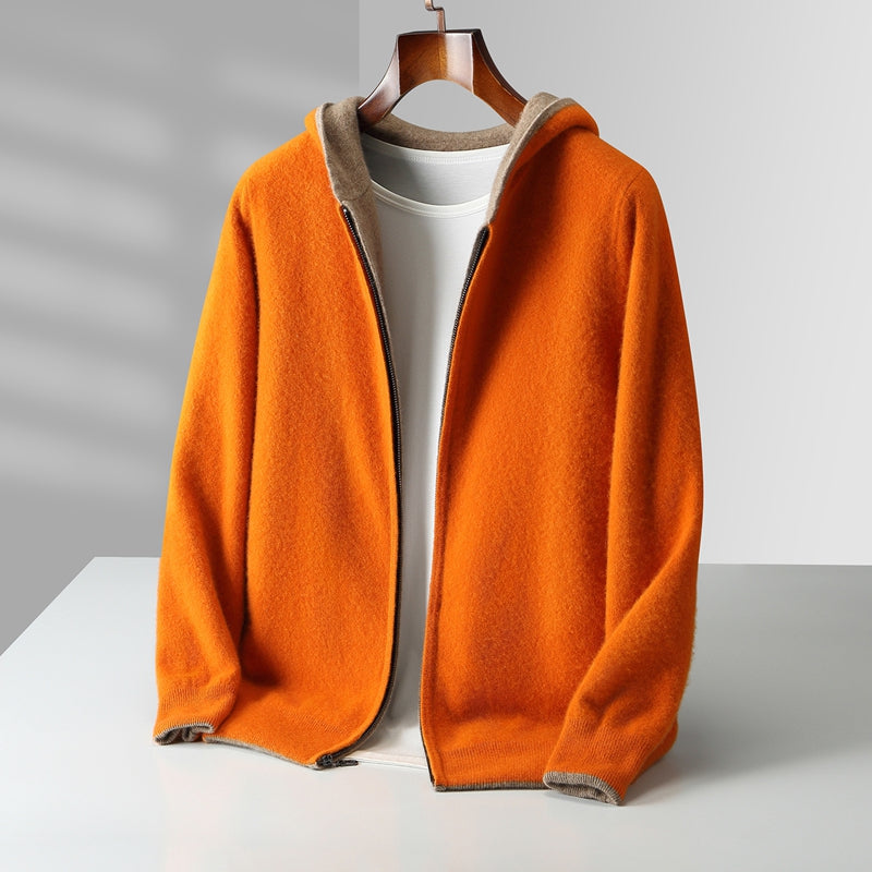 Naples Reversible Cashmere Hoodie