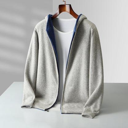 Naples Reversible Cashmere Hoodie