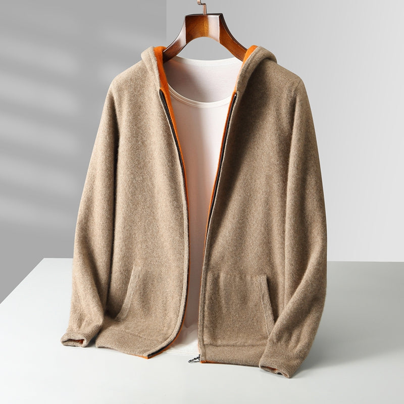Naples Reversible Cashmere Hoodie