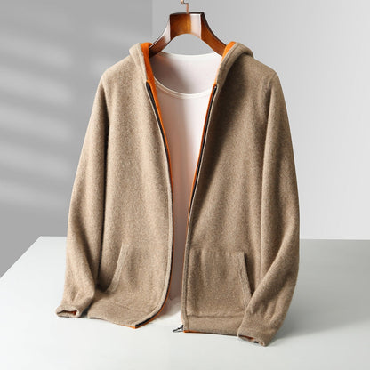 Naples Reversible Cashmere Hoodie