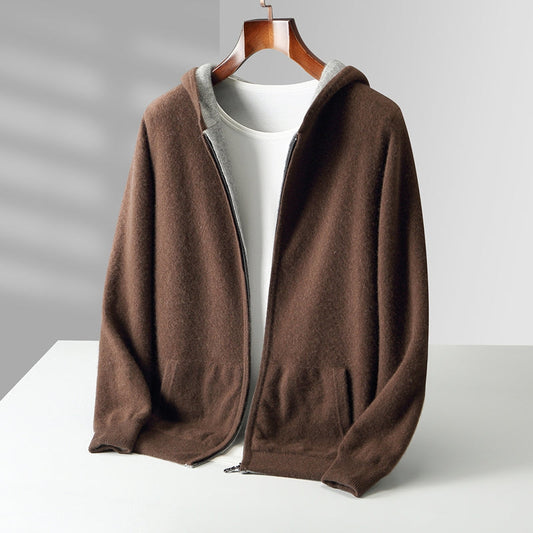 Naples Reversible Cashmere Hoodie