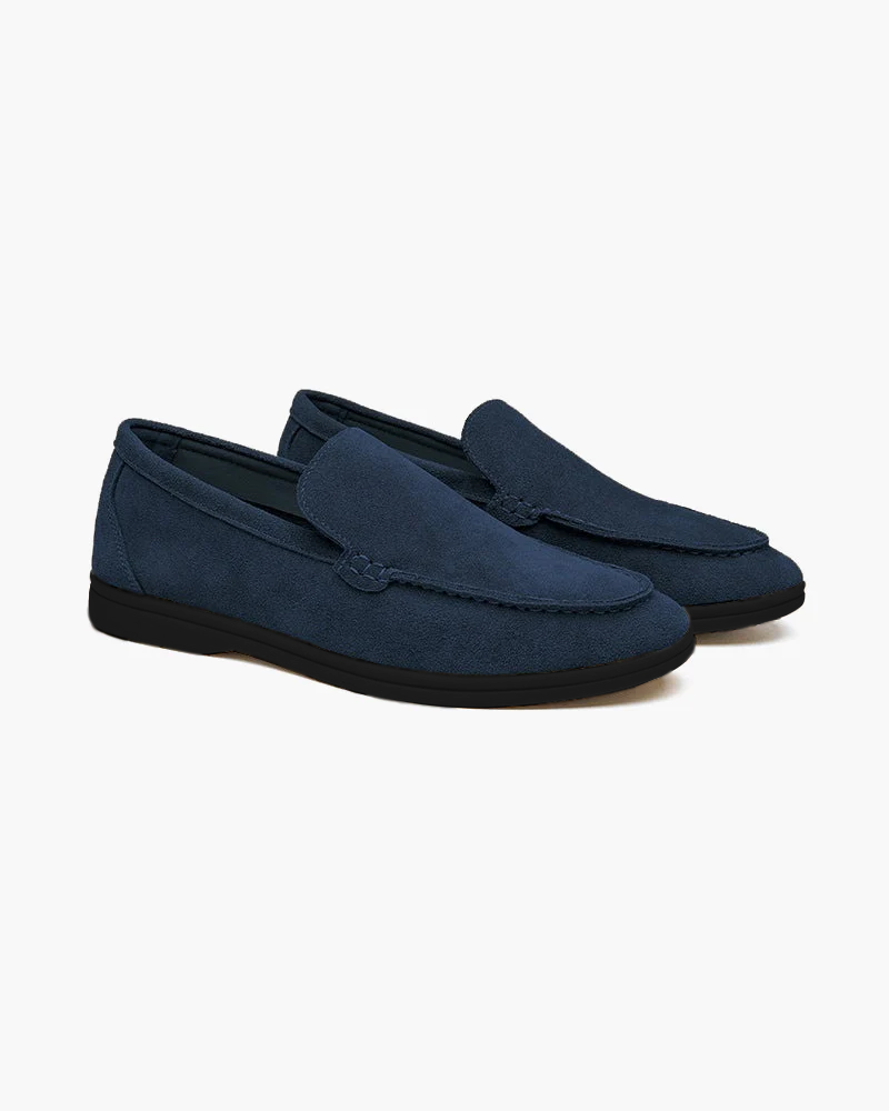 Premium Suede Loafers - Sorte Sål