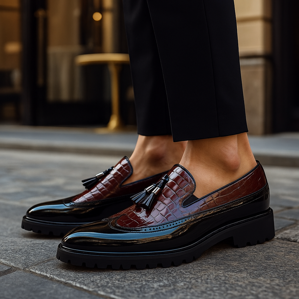 Monarch Two-Tone Platform Loafer