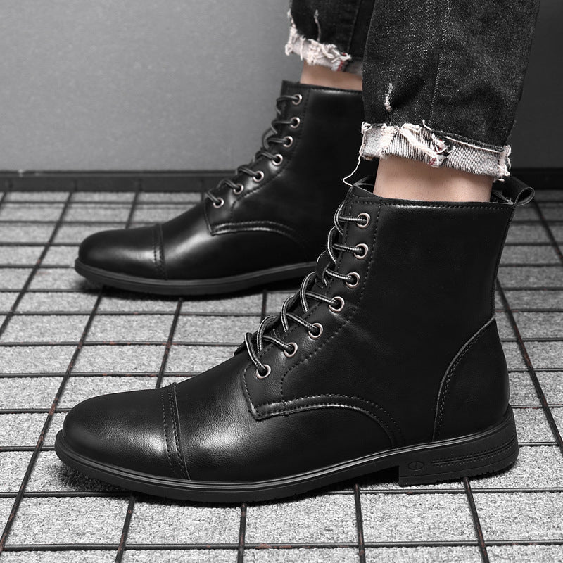 Morgan™ | Faux Leather Ankle Boots