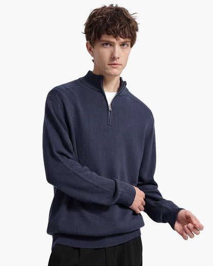 100% Merino Uld Zip Up