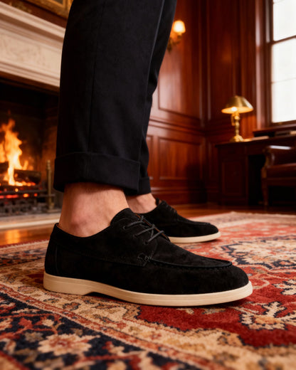 Premium Suede Snøresko