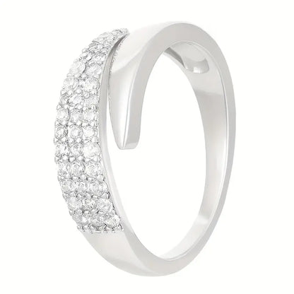 Victoria™ | Elegant Guld Ring med Funklende Sten