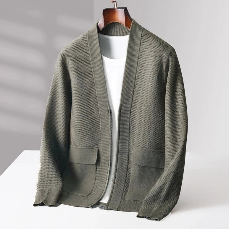 Amari™ Cashmere Strikket Cardigan