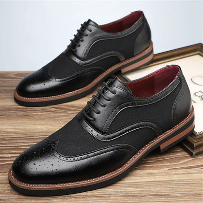 H&L Regent Two-Tone Brogue Oxfords