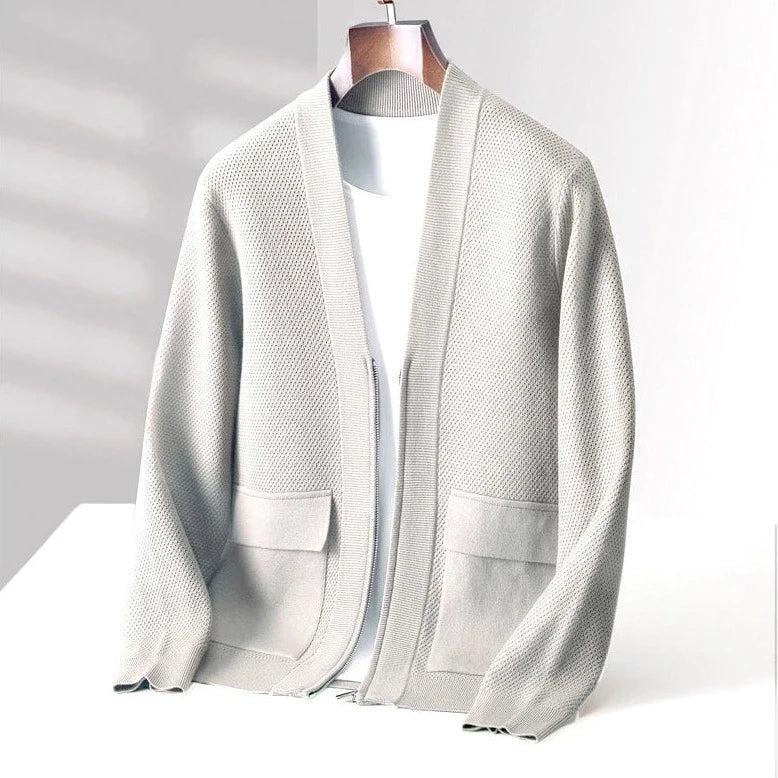 Amari™ Cashmere Strikket Cardigan