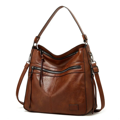 Muriel™’s Vintage Charm | Leather Shoulder Bag