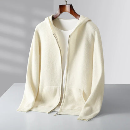 Caruso™ Cashmere Zip Hoodie