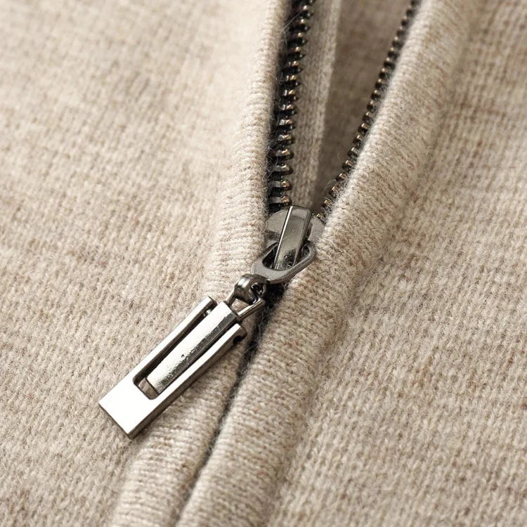 Caruso™ Cashmere Zip Hoodie