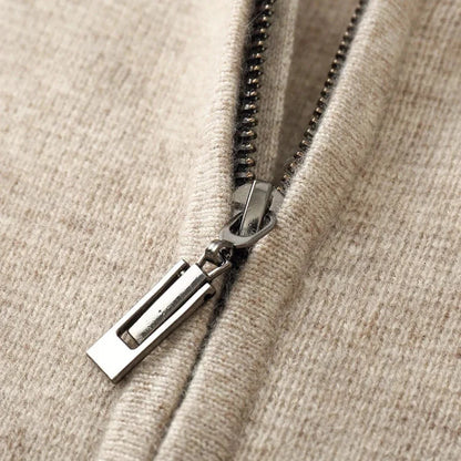 Caruso™ Cashmere Zip Hoodie